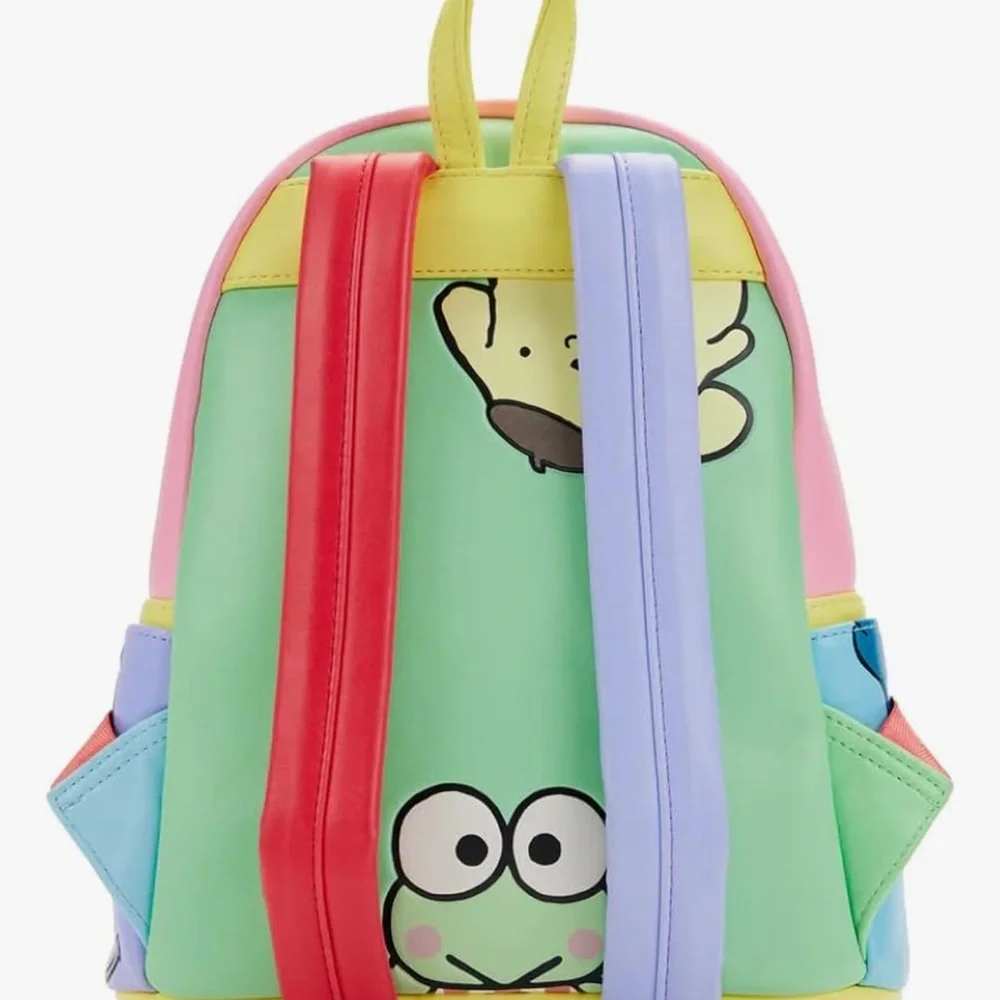 LOUNGEFLY Sanrio Hello Kitty And Friends Color Block Backpack 10 3/16in